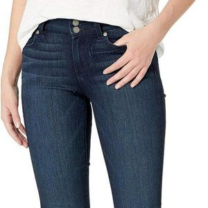 PAIGE Women's Hidden Hills High Rise Straight Leg Jean